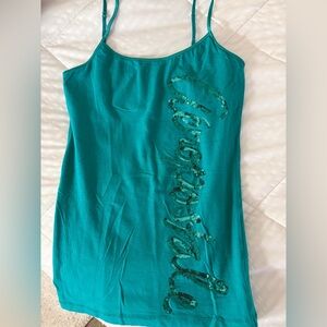 Aeropostale Teal Sequin Camisole